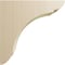 Ekena Millwork 1 3/4"W x 6"D x 6"H Small Olympic Wood Bracket, Rubberwood BKTW01X06X06OLRW - alternate 3